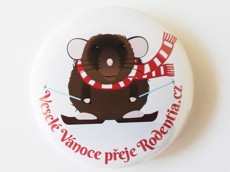 Placka Rodentia: Potkan na lyžích